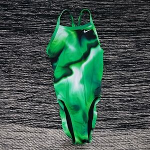 W26 Green Nike Swimsuit